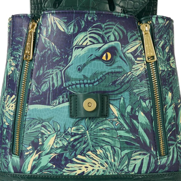 mochilas Loungefly Jurassic World Velociraptor de 25 cm