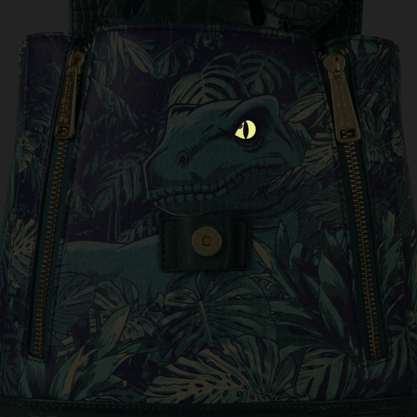 mochilas Loungefly Jurassic World Velociraptor de 25 cm