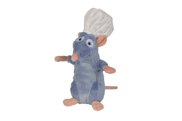 DISNEY - Peluche Ratatouille - Remy con gorro de cocinero - 20 cm