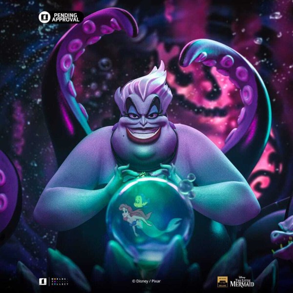 Estatuilla de Villanos de Disney 1 Escala de Arte Deluxe Úrsula 23 cm