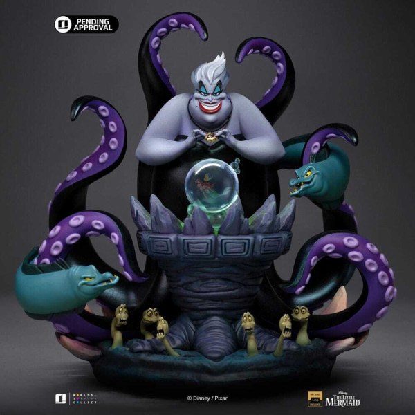 Estatuilla de Villanos de Disney 1 Escala de Arte Deluxe Úrsula 23 cm