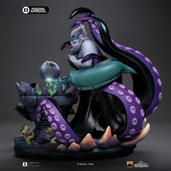 Estatuilla de Villanos de Disney 1 Escala de Arte Deluxe Úrsula 23 cm