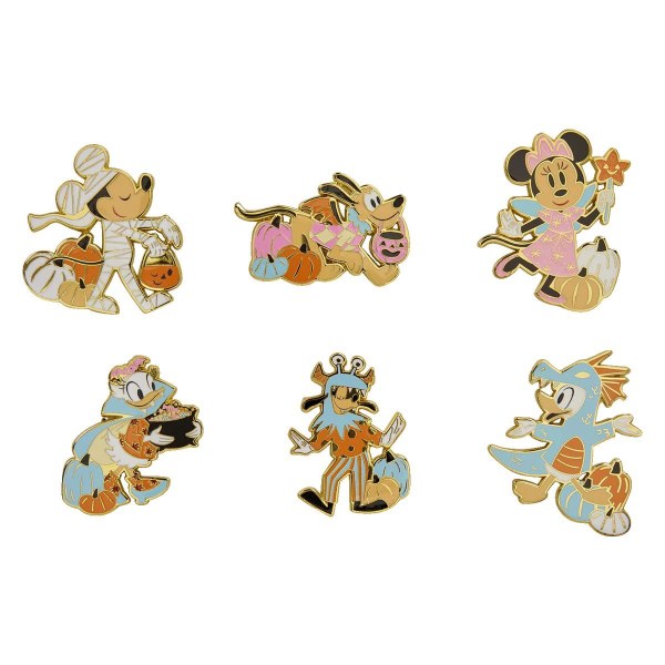 PINS DE LA CAJA HALLOWEEN DE DISFRACES DE HALLOWEEN DE MICKEY Y SUS AMIGOS - DISNEY LOUNGEFLY
