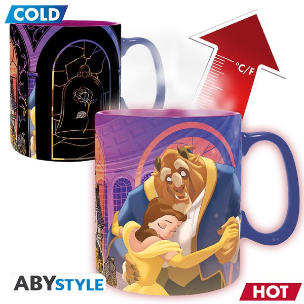 Taza termosensible La Bella y la Bestia - Disney