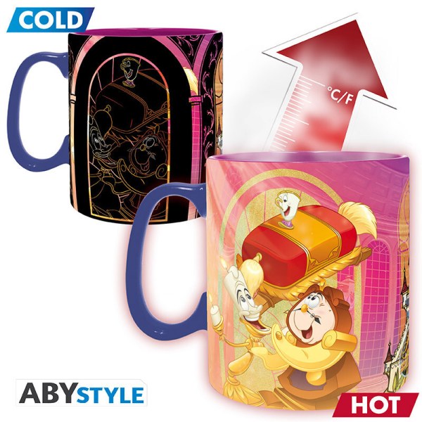 Taza termosensible La Bella y la Bestia - Disney