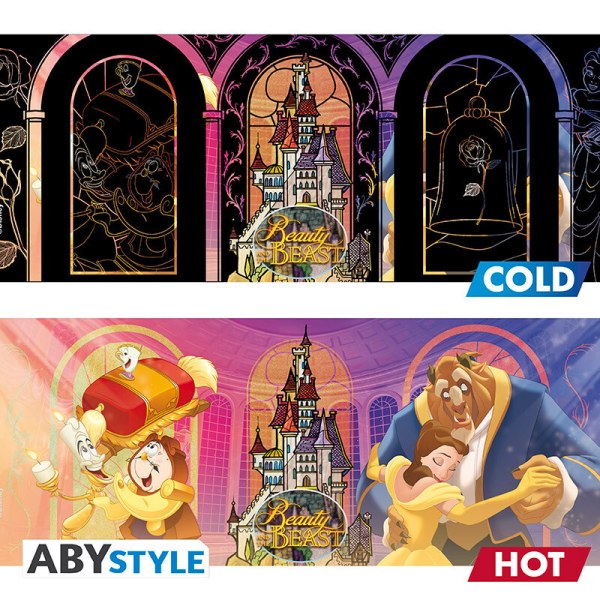 Taza termosensible La Bella y la Bestia - Disney