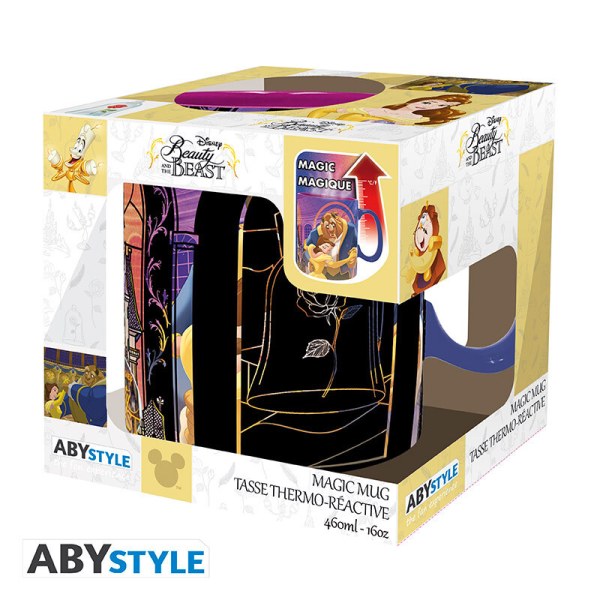 Taza termosensible La Bella y la Bestia - Disney