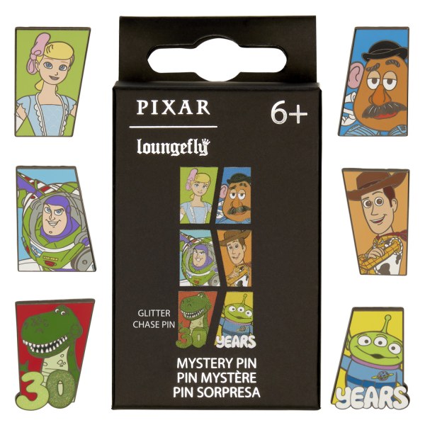 CAJA MISTERIO DE PINS DEL 30 ANIVERSARIO DE TOY STORY - DISNEY LOUNGEFLY