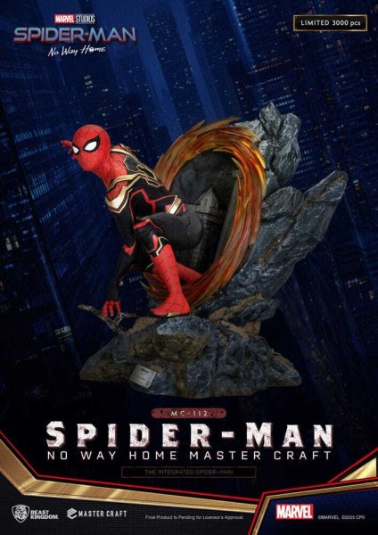Hombre Araña: Sin Camino a CasaEstatua Master Craft El Hombre Araña Integrado 31 cm