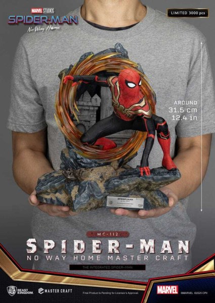 Hombre Araña: Sin Camino a CasaEstatua Master Craft El Hombre Araña Integrado 31 cm