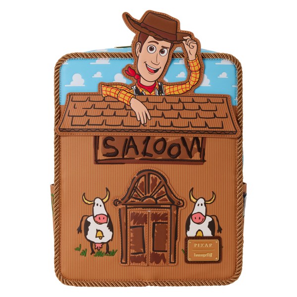 MINI MOCHILA WOODY - LOUNGEFLY DISNEY PIXAR TOY STORY 30 ANIVERSARIO