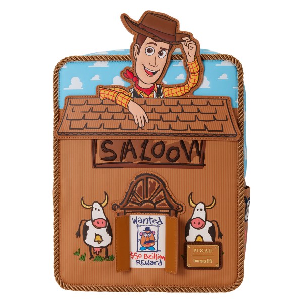 MINI MOCHILA WOODY - LOUNGEFLY DISNEY PIXAR TOY STORY 30 ANIVERSARIO