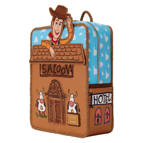 MINI MOCHILA WOODY - LOUNGEFLY DISNEY PIXAR TOY STORY 30 ANIVERSARIO