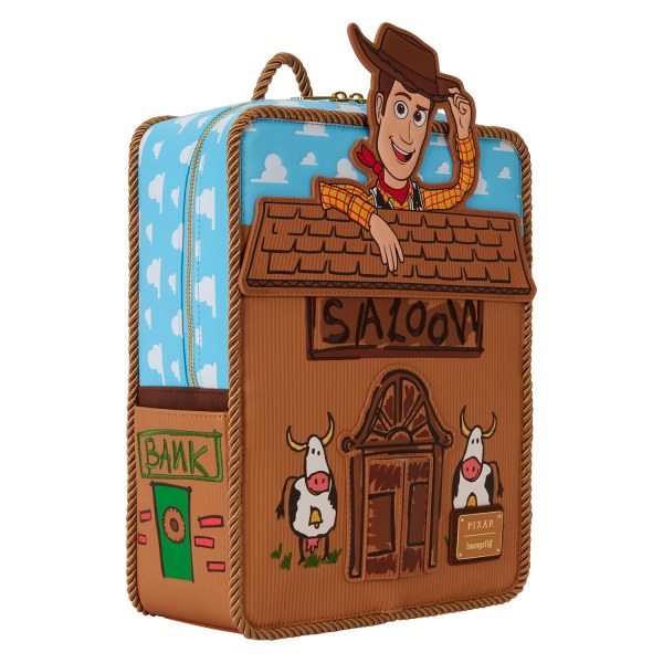 MINI MOCHILA WOODY - LOUNGEFLY DISNEY PIXAR TOY STORY 30 ANIVERSARIO