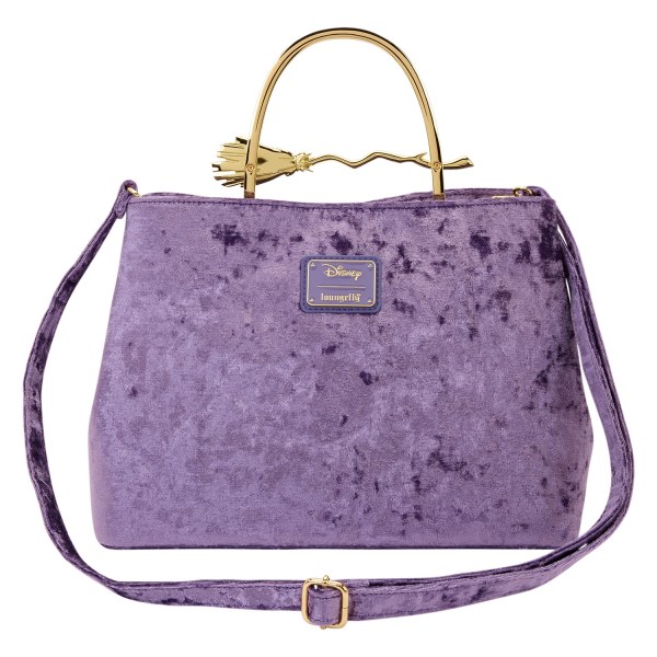 BOLSO DE MANO DE TERCIOPELO CON ASA DE ESCOBA - DISNEY LOUNGEFLY ABRACADABRA