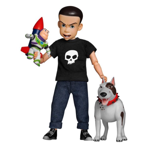 Figura Toy Story Dynamic Action Heroes Sid Phillips Versión Deluxe 14 cm