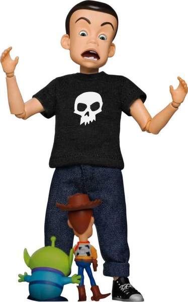 Figura Toy Story Dynamic Action Heroes Sid Phillips Versión Deluxe 14 cm