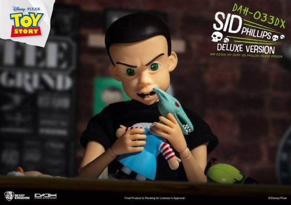 Figura Toy Story Dynamic Action Heroes Sid Phillips Versión Deluxe 14 cm