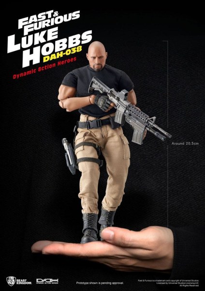 Figura Rápidos y Furiosos Dynamic Action 9 1 Hobbs 21 cm
