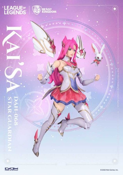 Figura de League of Legends Dynamic Action Heroes 1 9 Guardian Kai'Sa 19 cm