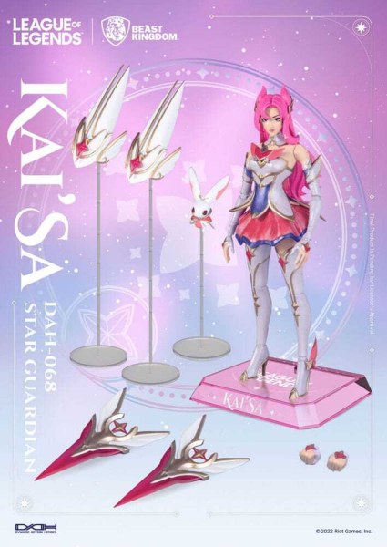 Figura de League of Legends Dynamic Action Heroes 1 9 Guardian Kai'Sa 19 cm