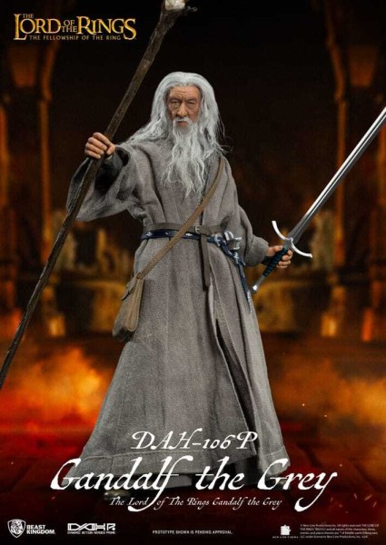 Figura de Gandalf el Gris de El Señor de los Anillos Dynamic Action Heroes 1 de 21 cm