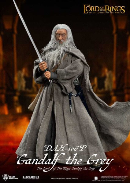 Figura de Gandalf el Gris de El Señor de los Anillos Dynamic Action Heroes 1 de 21 cm