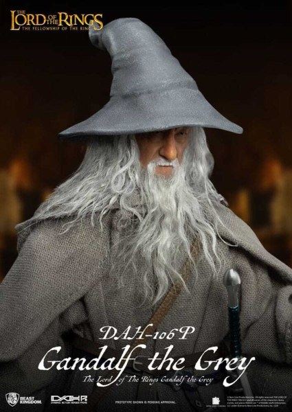 Figura de Gandalf el Gris de El Señor de los Anillos Dynamic Action Heroes 1 de 21 cm