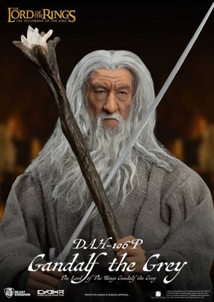 Figura de Gandalf el Gris de El Señor de los Anillos Dynamic Action Heroes 1 de 21 cm