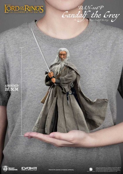 Figura de Gandalf el Gris de El Señor de los Anillos Dynamic Action Heroes 1 de 21 cm