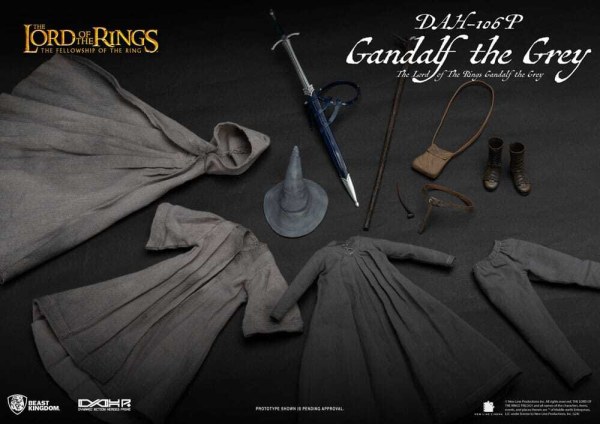 Figura de Gandalf el Gris de El Señor de los Anillos Dynamic Action Heroes 1 de 21 cm