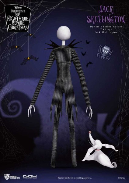 Figura de Jack de 21 cm de Dynamic Action Heroes 1 de Navidad antes de Navidad