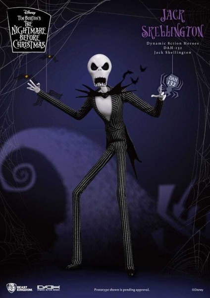 Figura de Jack de 21 cm de Dynamic Action Heroes 1 de Navidad antes de Navidad