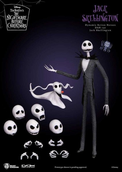 Figura de Jack de 21 cm de Dynamic Action Heroes 1 de Navidad antes de Navidad