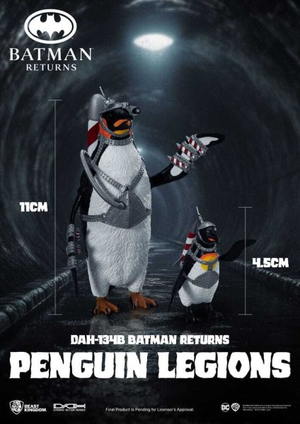 Pack 2 figuras de las Legiones de Pingüinos de Batman Returns