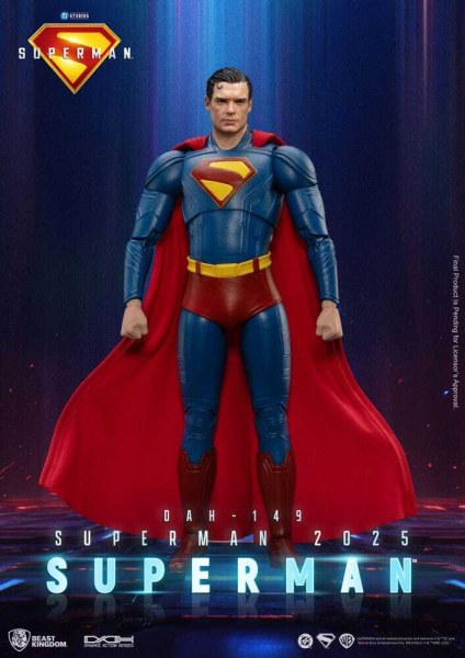Superman (2025) Figura de Superman y Krypto 21 cm