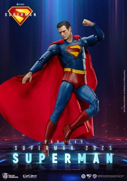 Superman (2025) Figura de Superman y Krypto 21 cm