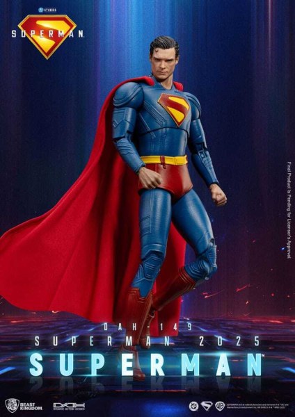 Superman (2025) Figura de Superman y Krypto 21 cm