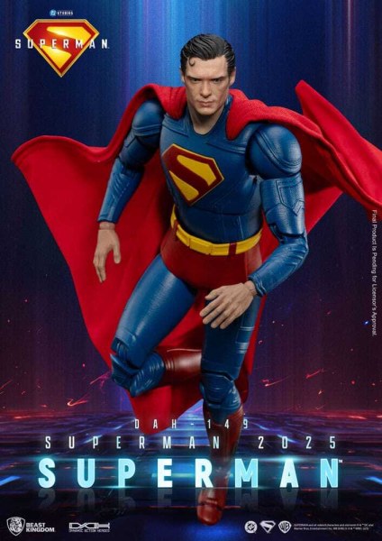 Superman (2025) Figura de Superman y Krypto 21 cm