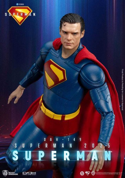 Superman (2025) Figura de Superman y Krypto 21 cm