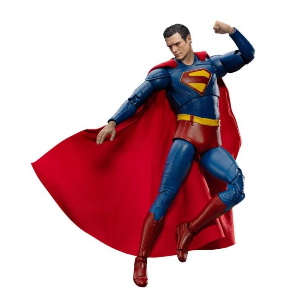 Superman (2025) Figura de Superman y Krypto 21 cm