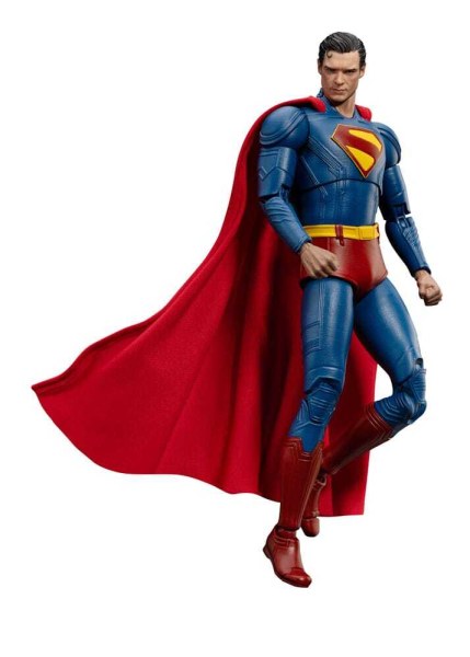 Superman (2025) Figura de Superman y Krypto 21 cm