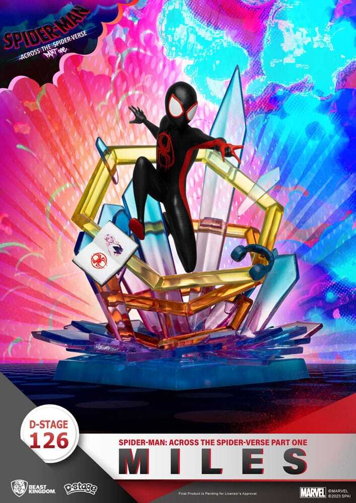 Diorama Marvel PVC D-Stage Hombre Araña: Across the Spider-Verse Parte Uno - Millas 15 cm