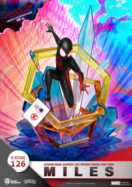 Diorama Marvel PVC D-Stage Hombre Araña: Across the Spider-Verse Parte Uno - Millas 15 cm
