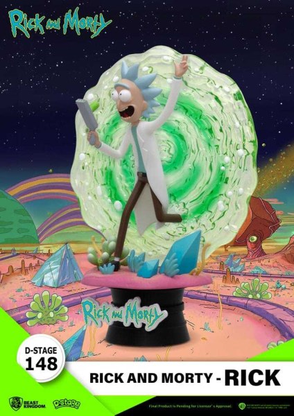 Diorama de Rick y Morty PVC D-Stage Rick 14 cm