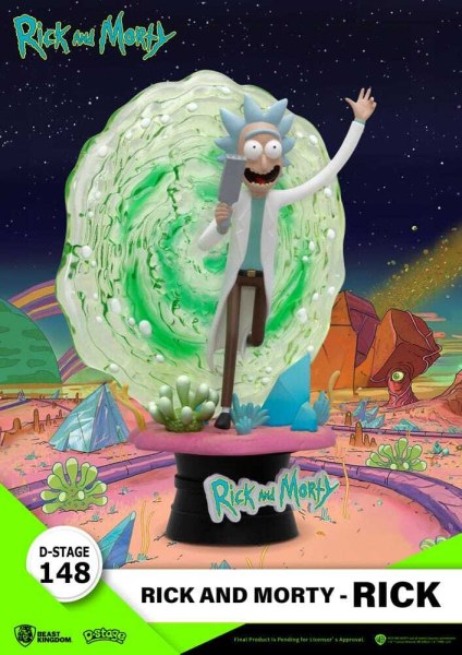 Diorama de Rick y Morty PVC D-Stage Rick 14 cm