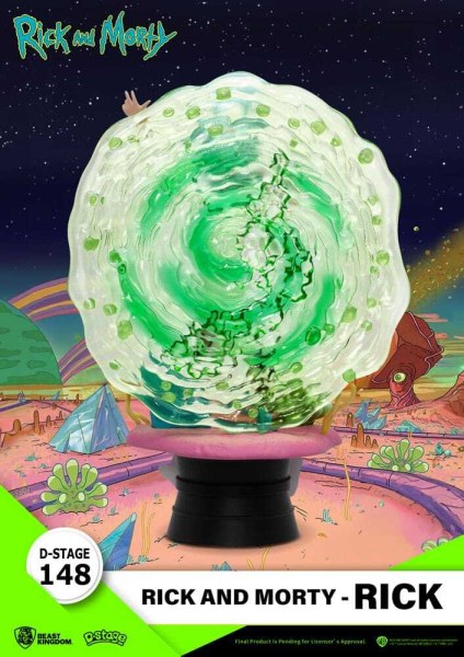 Diorama de Rick y Morty PVC D-Stage Rick 14 cm