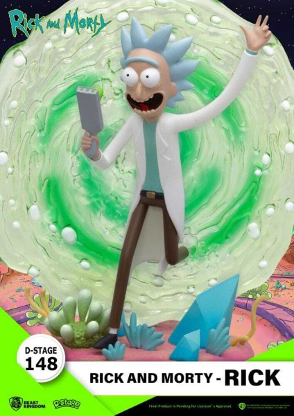Diorama de Rick y Morty PVC D-Stage Rick 14 cm