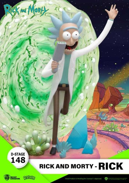 Diorama de Rick y Morty PVC D-Stage Rick 14 cm