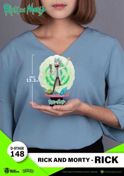 Diorama de Rick y Morty PVC D-Stage Rick 14 cm